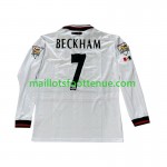 Maillot/Tenue Manchester United Beckham 7 Retro Exterieur 1998-1999 Manche Longue